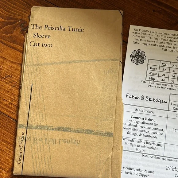 Serendipity Studio No. 114 The Princess Tunic sewing pattern New uncut - Picture 4 of 9